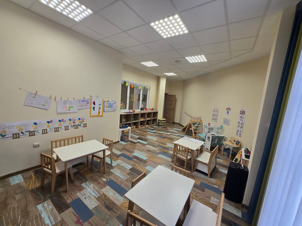 Spacious activity room